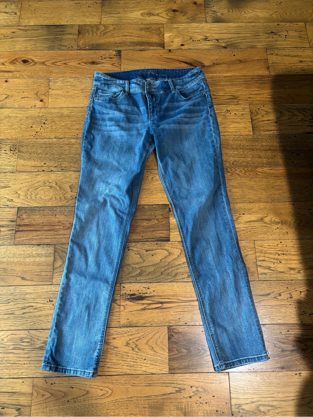 Soho New York & Company Women’s Blue Denim Skinny Jeans Size 12